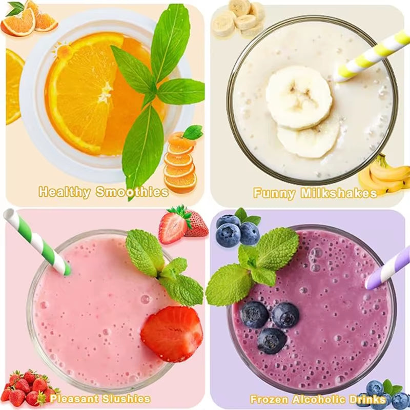 Magic Quick Frozen Smoothies Cup Cooling Cup Slushy Cup Homemade Milk Shake Maker Cooling Cup Squee DIY Birthday Gifts for Kids